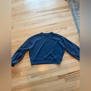 Navy Blue Crewneck Sweatshirt